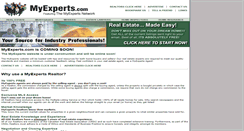 Desktop Screenshot of myexperts.com